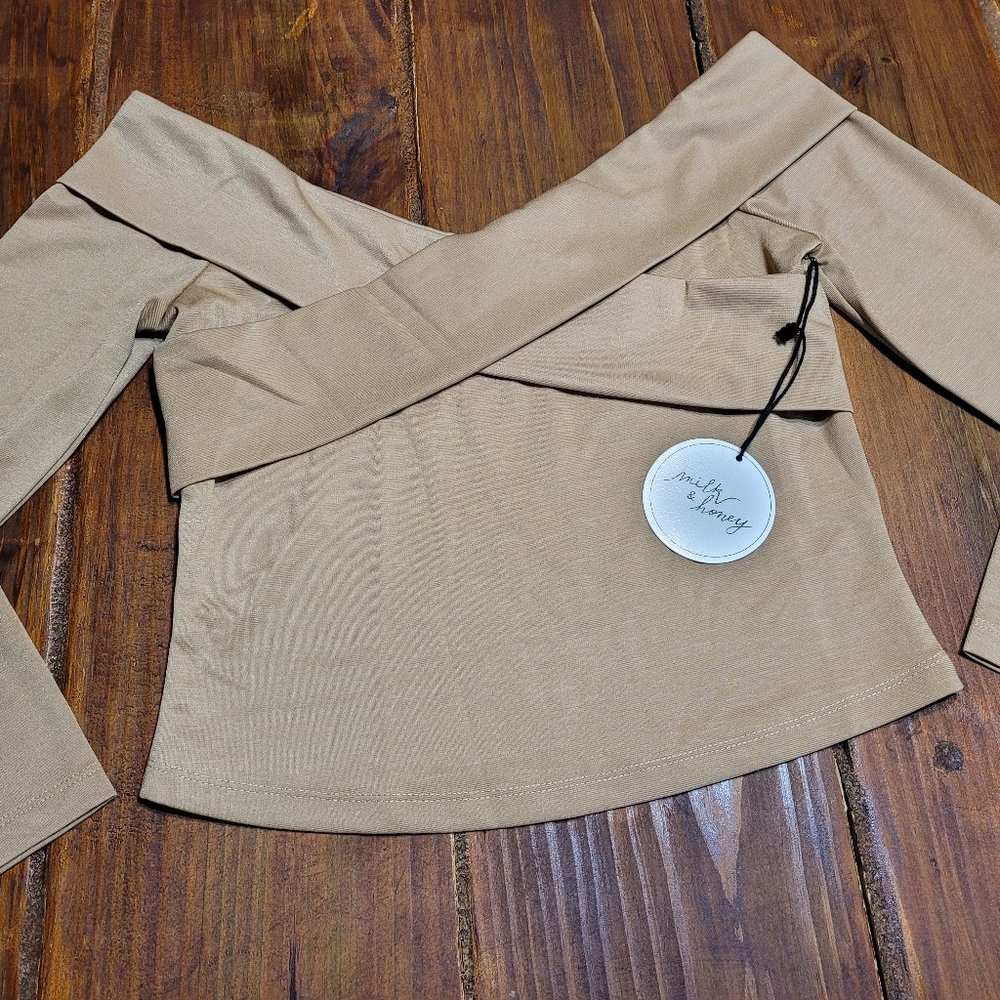 Woman Tan Milk & Honey Small Shirt